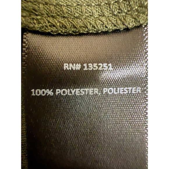 Fraiche by J Olive Green Wrap Waist Tie Jumpsuit Women Size L - Picture 10 of 10